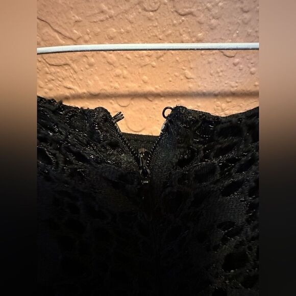Beautiful black lace one piece dress - Picture 6 of 9